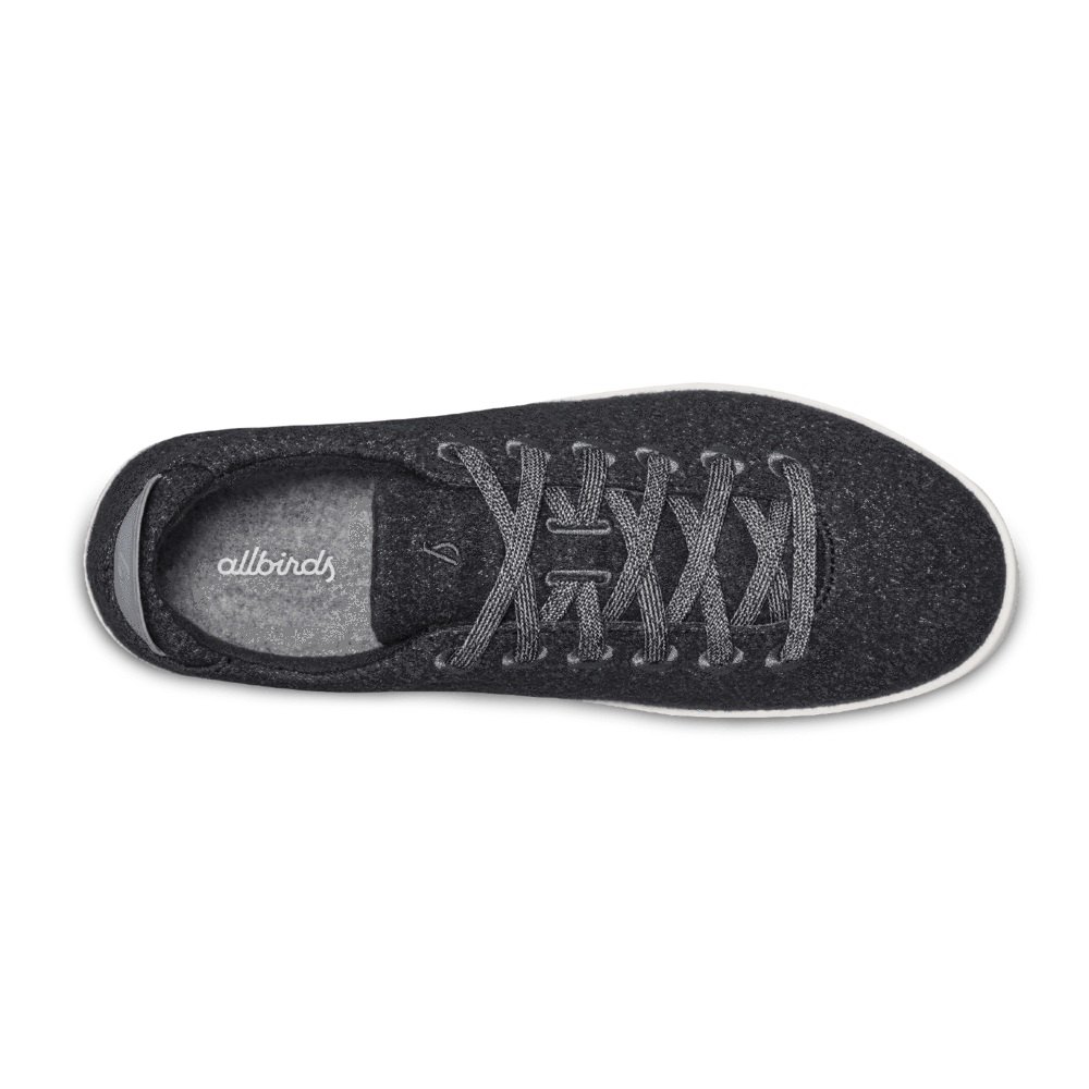 Allbirds Men\'s Wool Pipers - Sneakers Navy - WIT604532